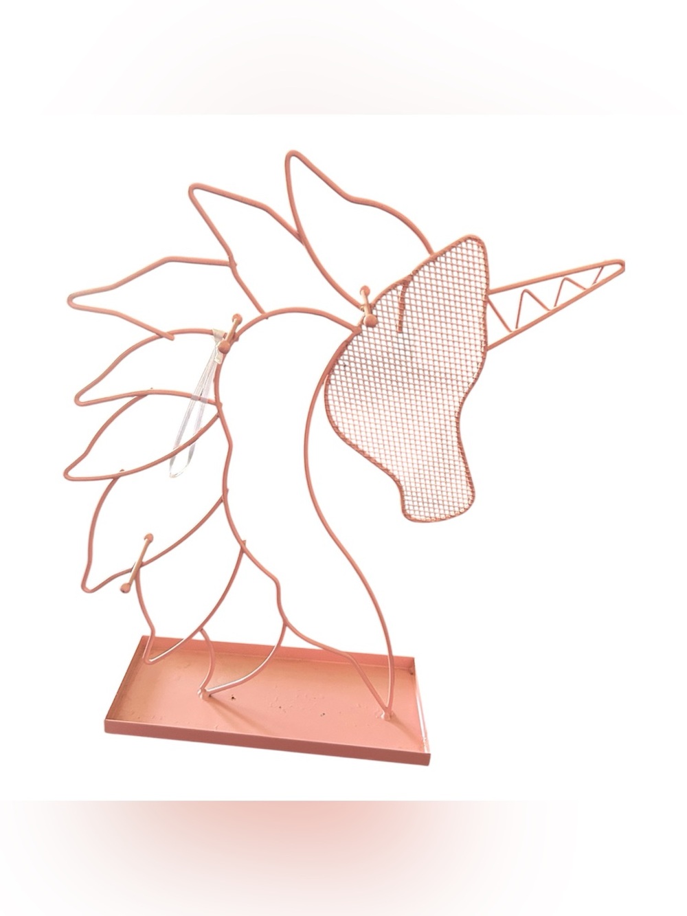 Unicorn Wire Jewelry Organizer in Pink